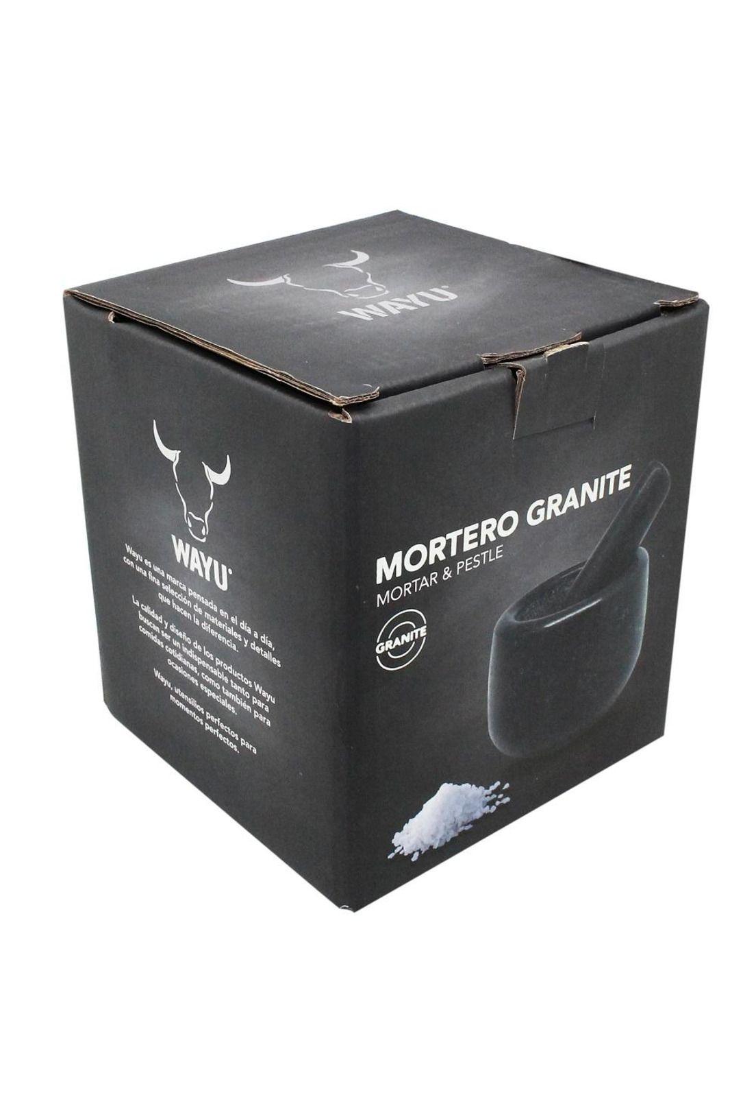 Mortero Granito Negro Wayu-3