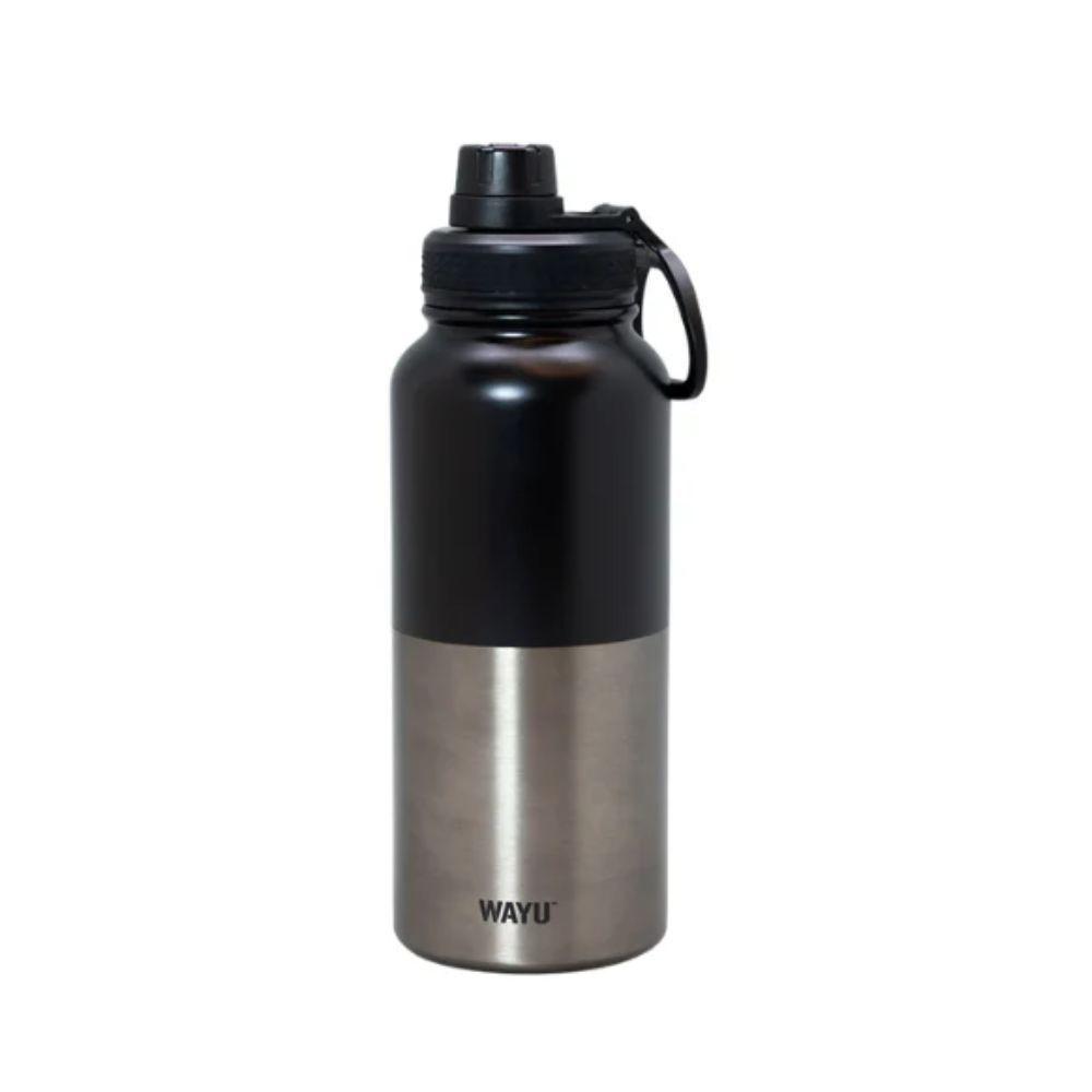 Botella 1 Litro Insulated Black Wayu-0