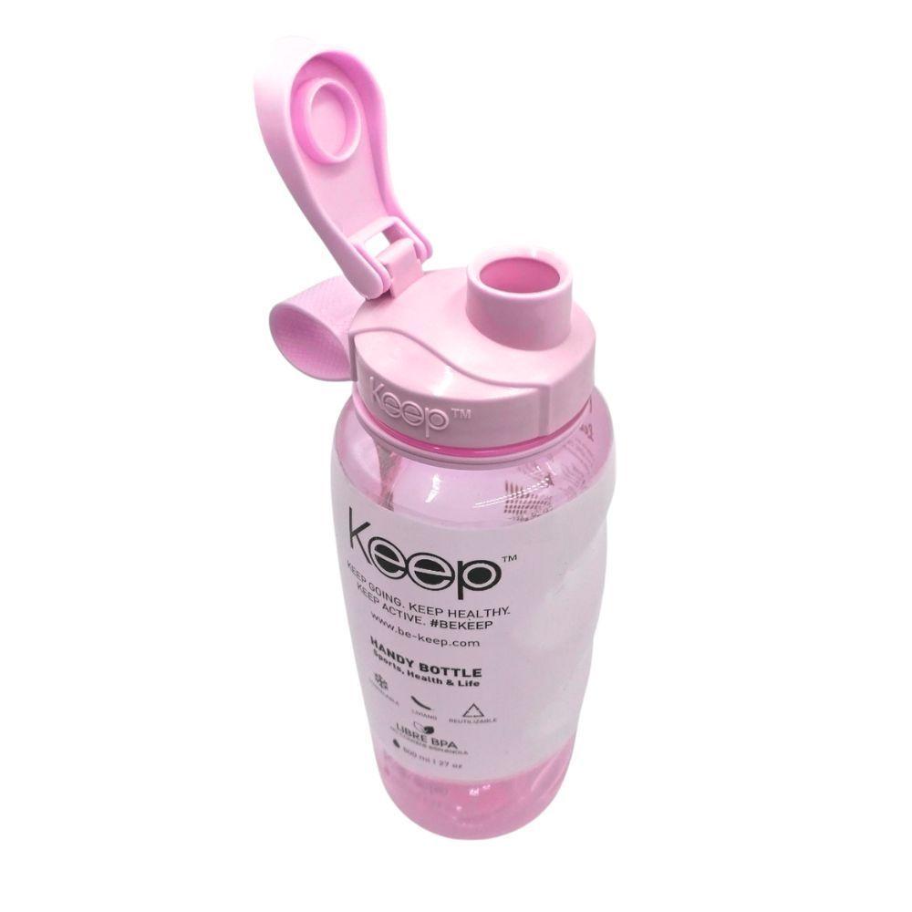 Botella Colores 800ml Rosa Keep-1