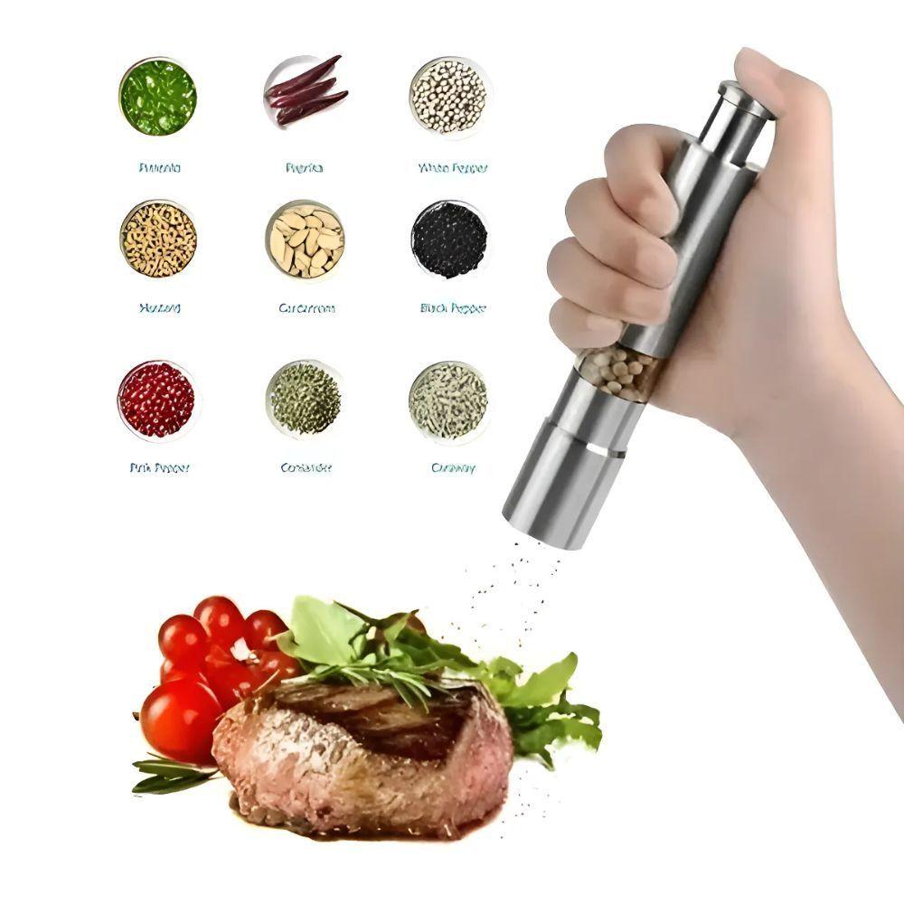 Molinillo Pimentero Acero Inoxidable Genérico-2