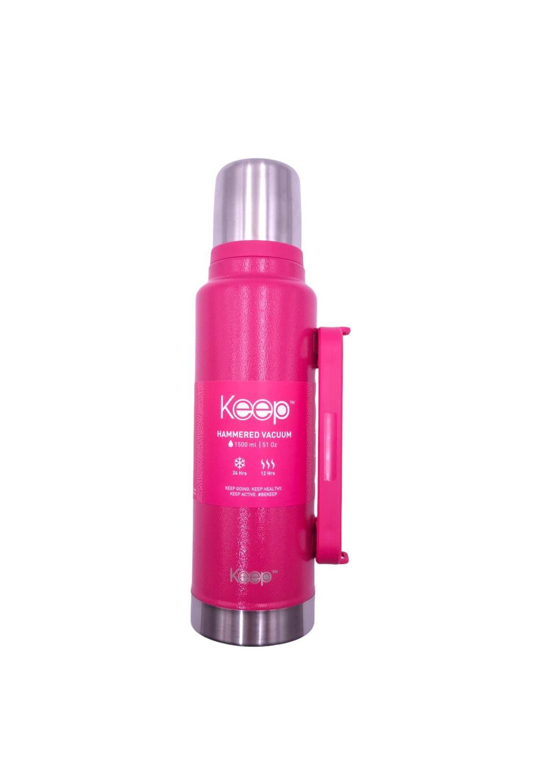 TERMO HAMMERED 1.5LTS ROSADO KEEP-1