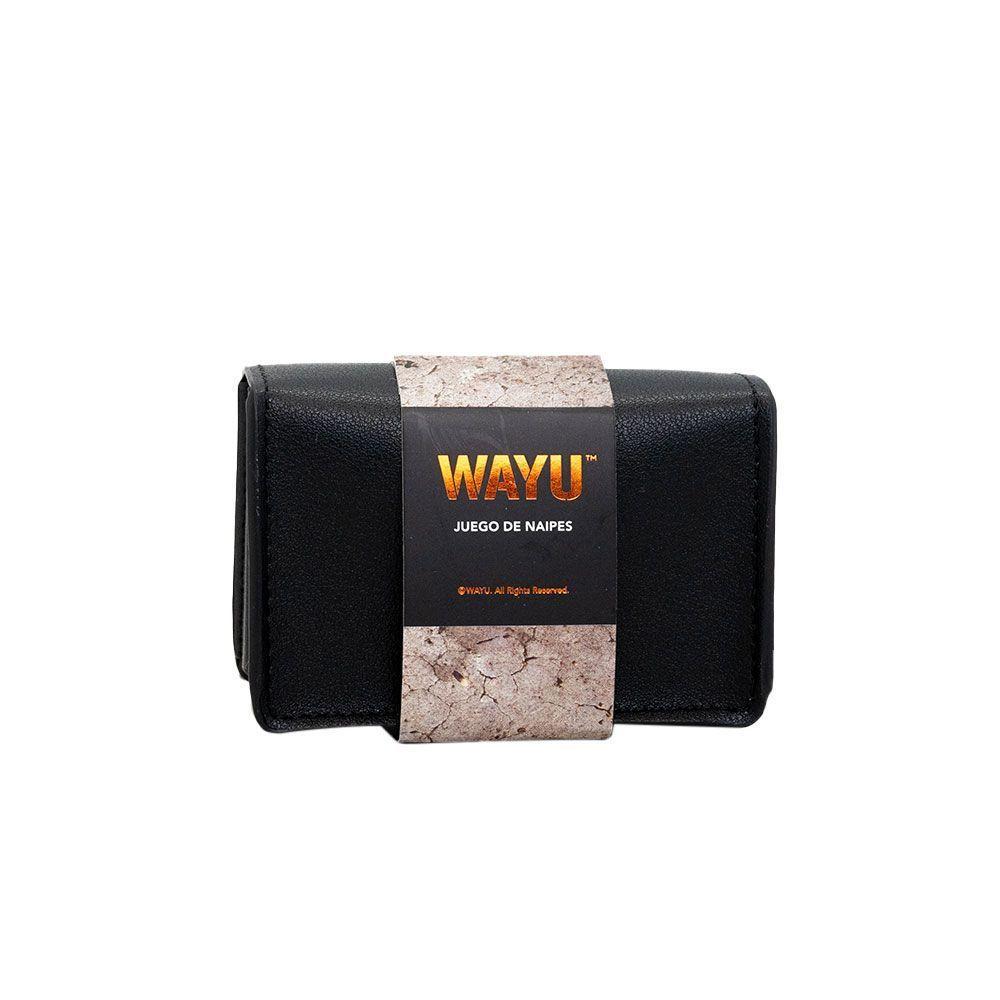 Juego De Naipes Estuche Cuero Vegano Wayu-1