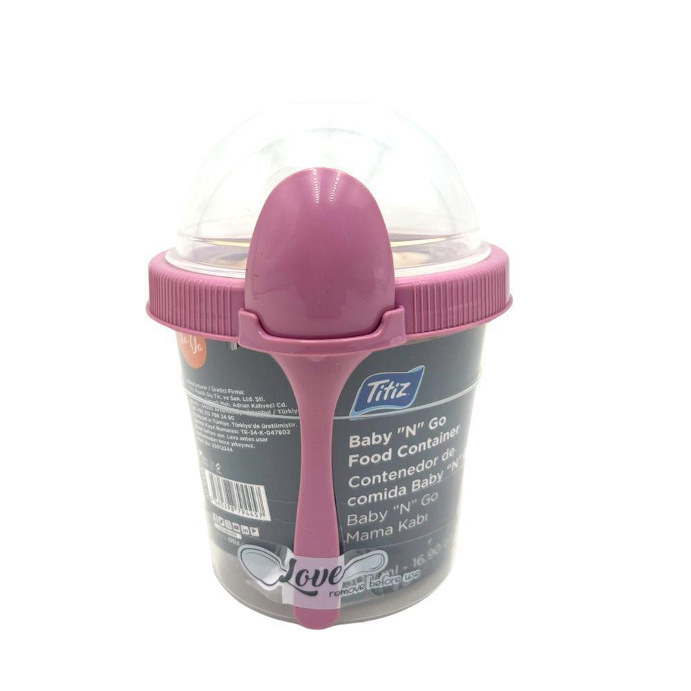 Vaso Yogurt Frutas y Cereal Lila 500 Ml Lila TITIZ-0