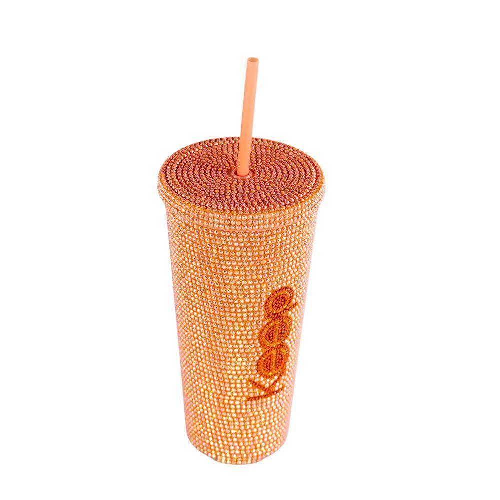 Vaso Tumbler Shinny 650ML Naranjo Salmón Keep -1