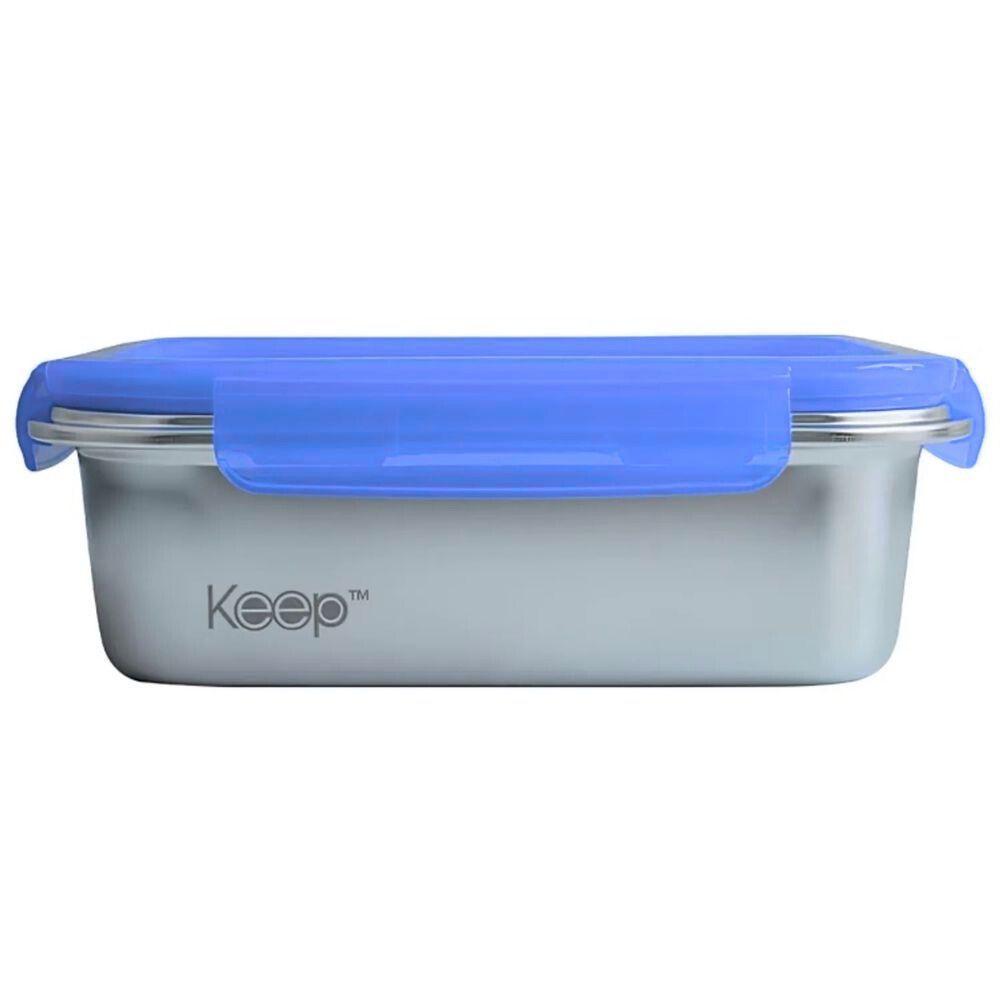 Hermético Metalico 650 ml Azul Claro Keep-1