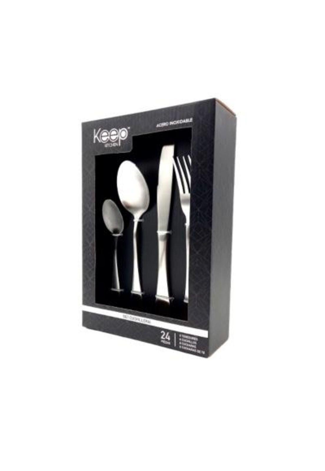 Set de Cubiertos Silver 24 Pcs-0