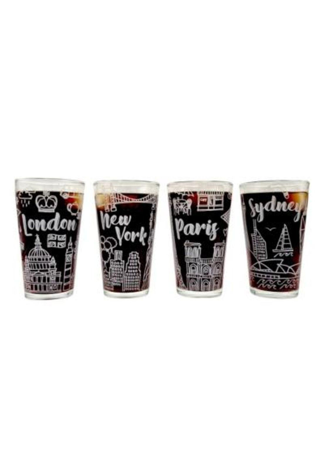 Set 4 Vasos City Collection 475 ml-0