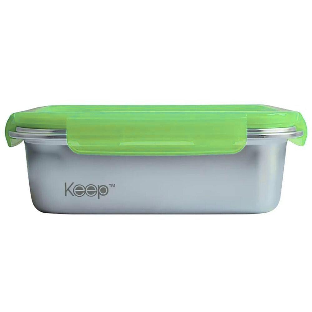Hermético Metalico 650 ml Verde Claro Keep-1
