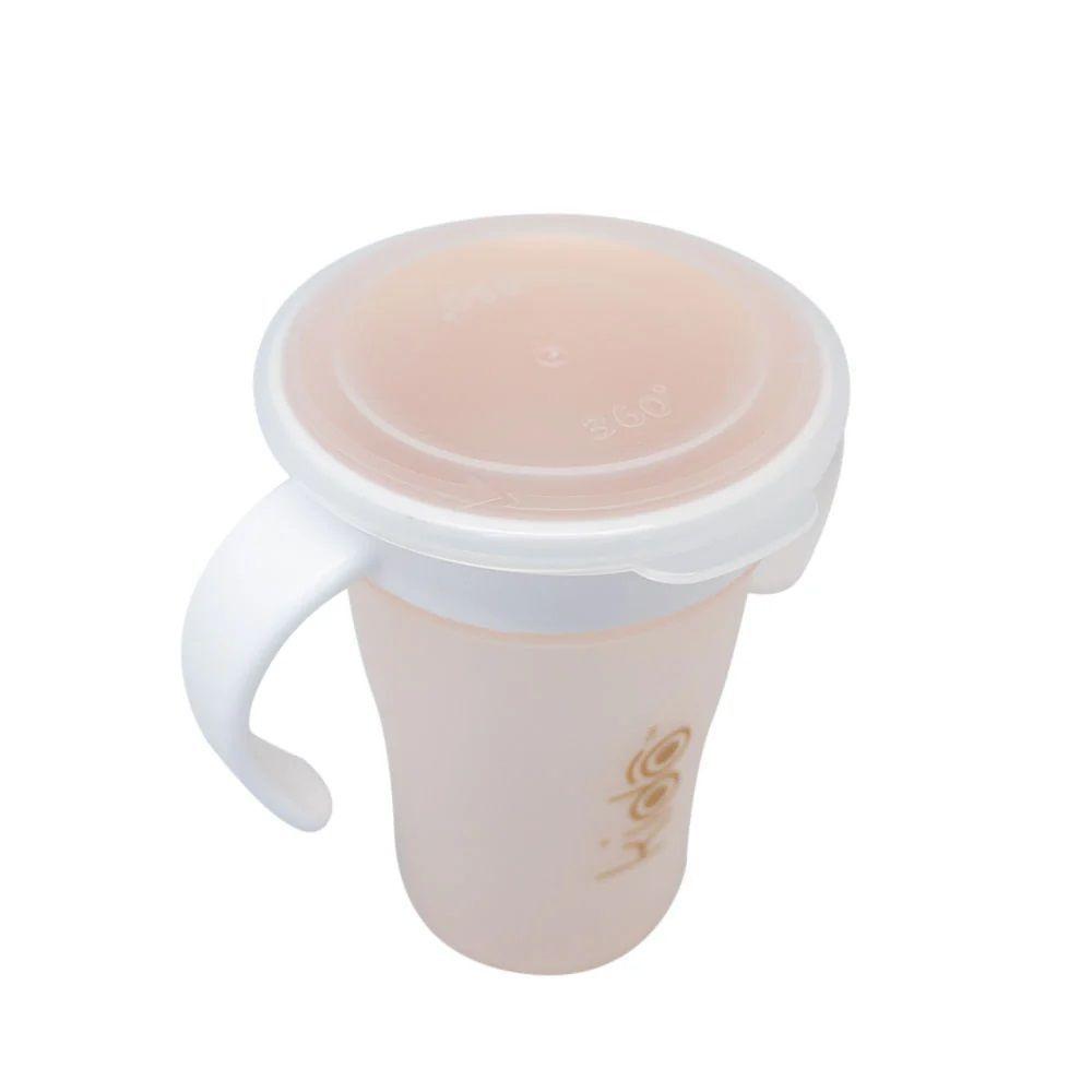 Vaso Antiderrame Beige 280ml con Asas Kido Toddler-1