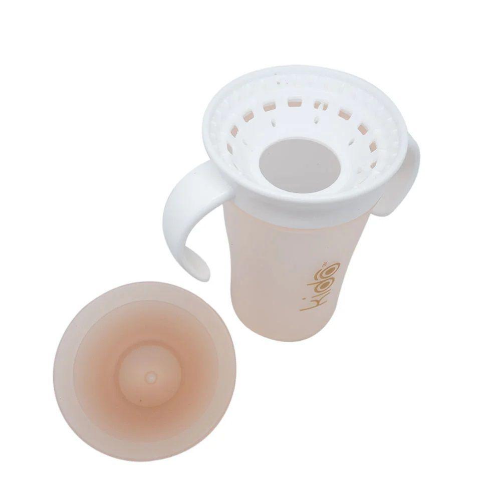 Vaso Antiderrame Beige 280ml con Asas Kido Toddler-2