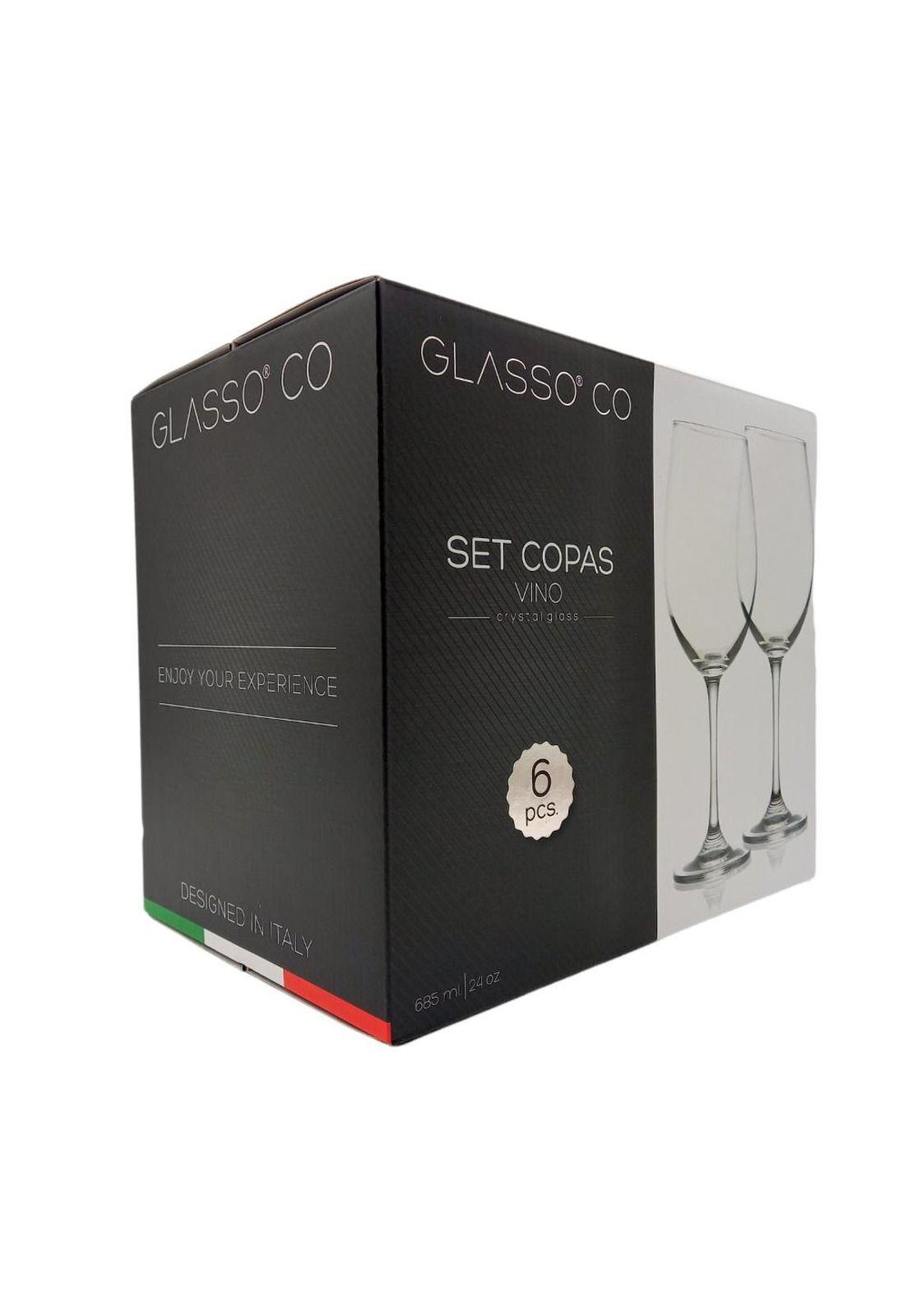 Set 6 Copas Cristal Para Vino Tinto 685ml-3