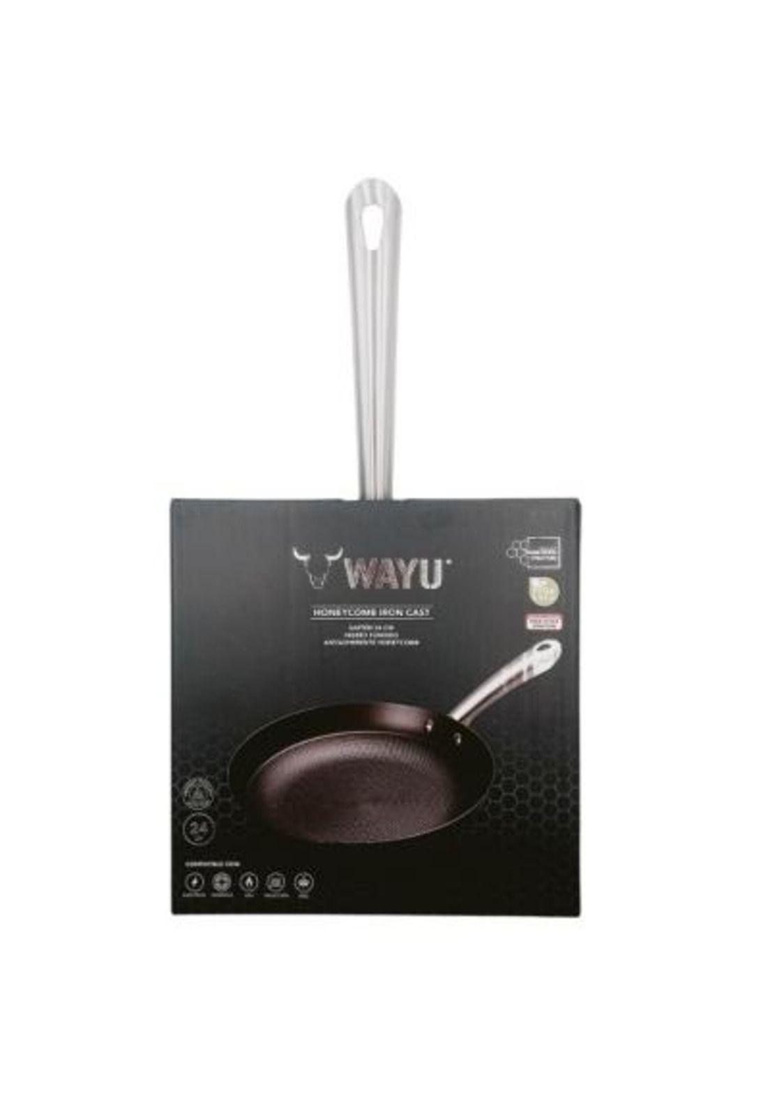 Sartén Hierro Fundido HoneyComb 24 cm Wayu-4