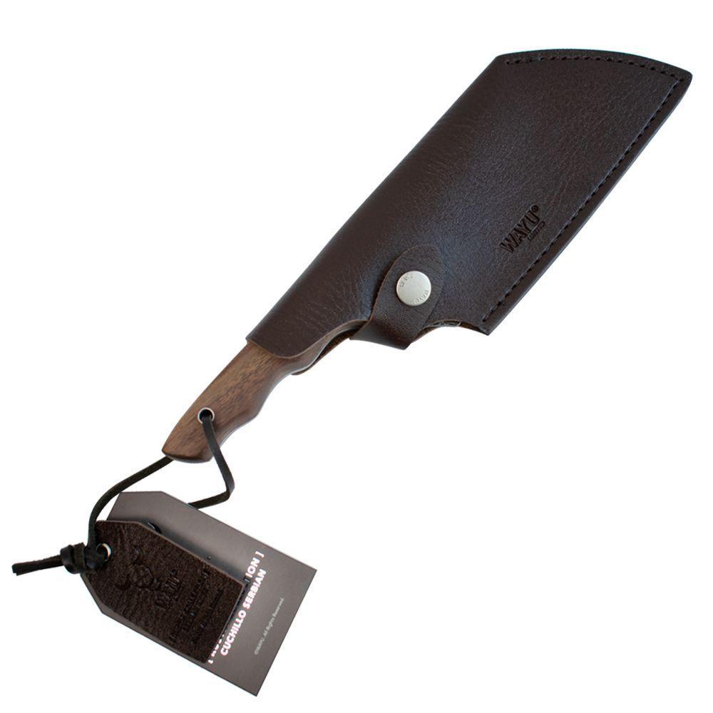 Cuchillo Serbian Con Funda Rustic Colecction Wayu-2