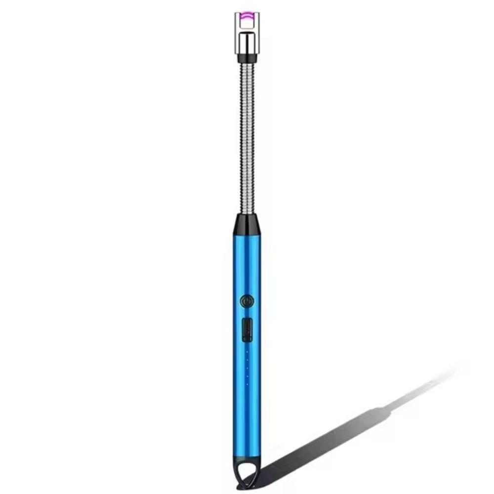 Chispero Eléctrico Recargable USB Azul Genérico-0