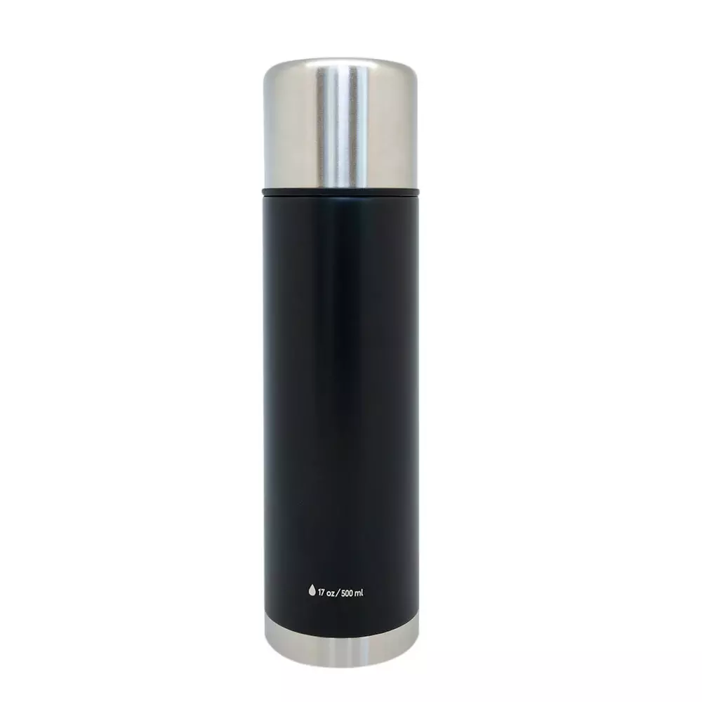 Termo Bala 500 ml. Rubber Negro Keep-1