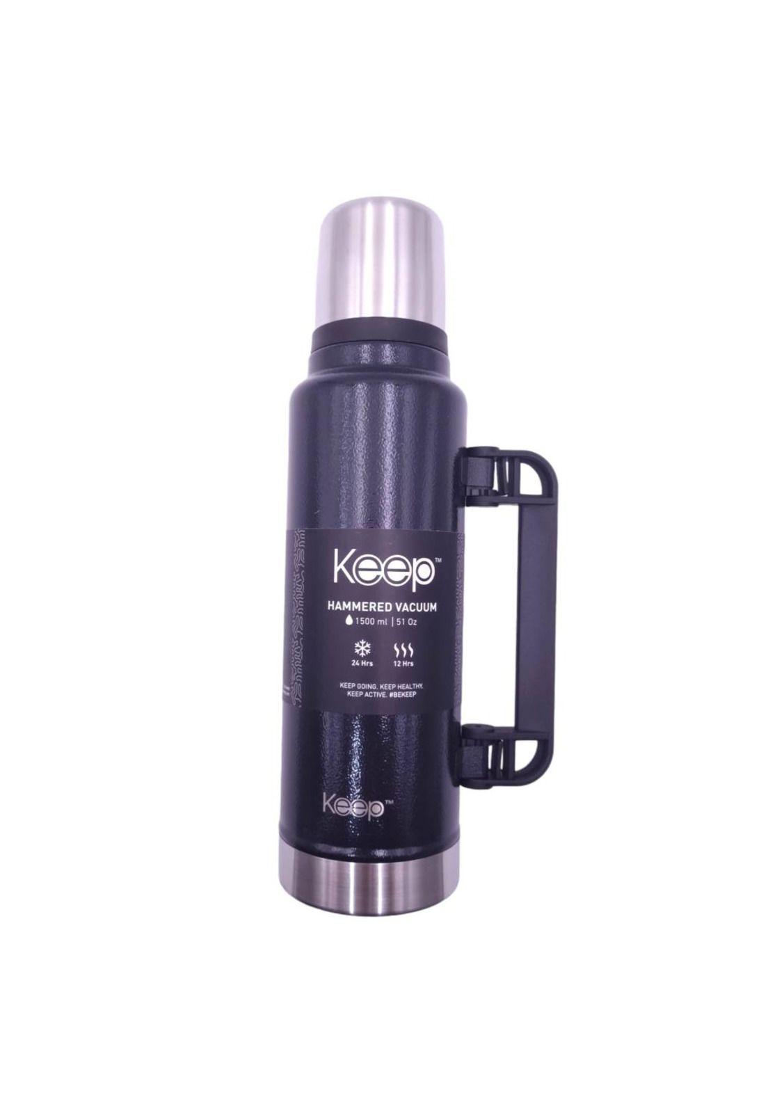 TERMO HAMMERED 1.5LTS NEGRO KEEP-0