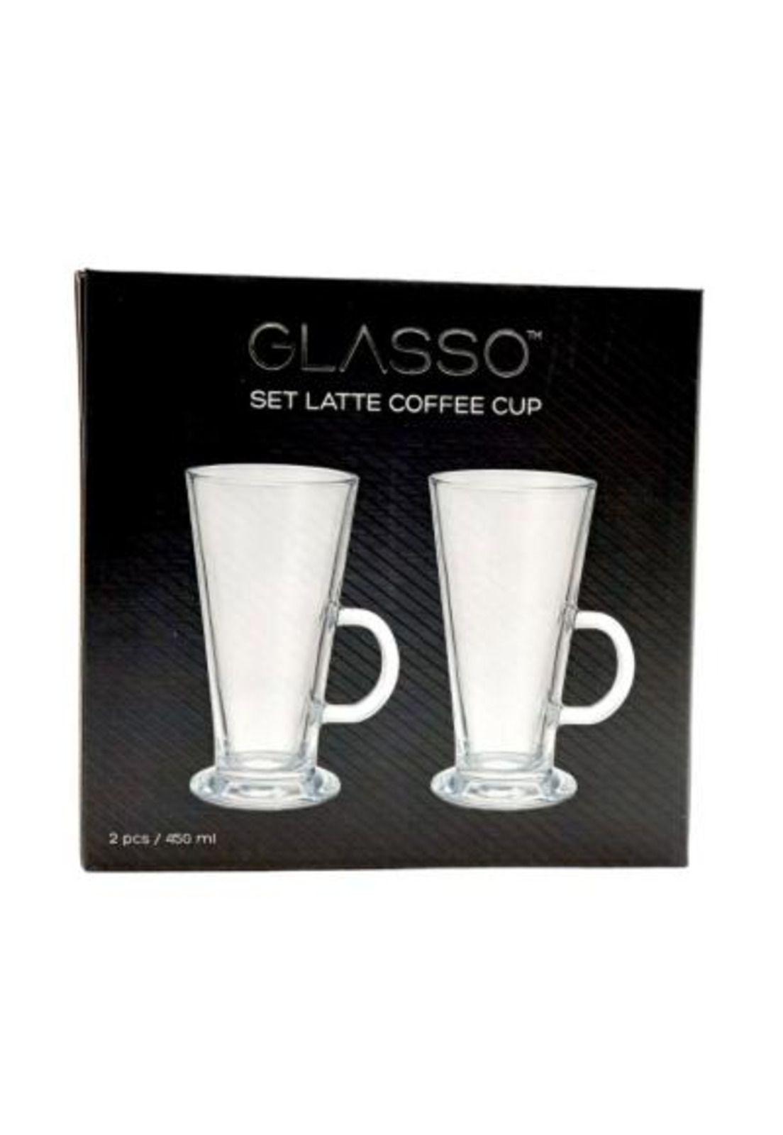 Set 2 Vasos Para Café Latte 450 ml Glasso-2