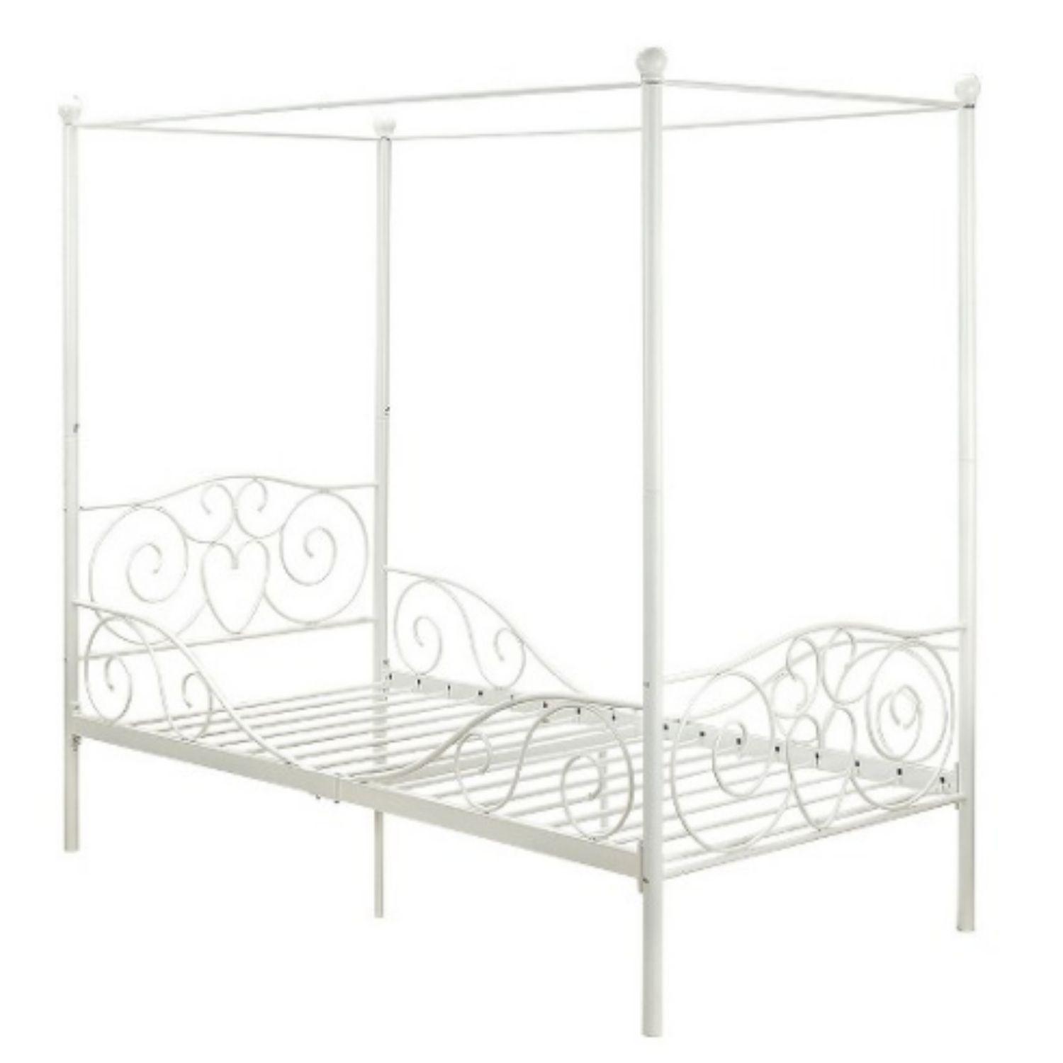 Cama Princess con Dosel Vintage White-2
