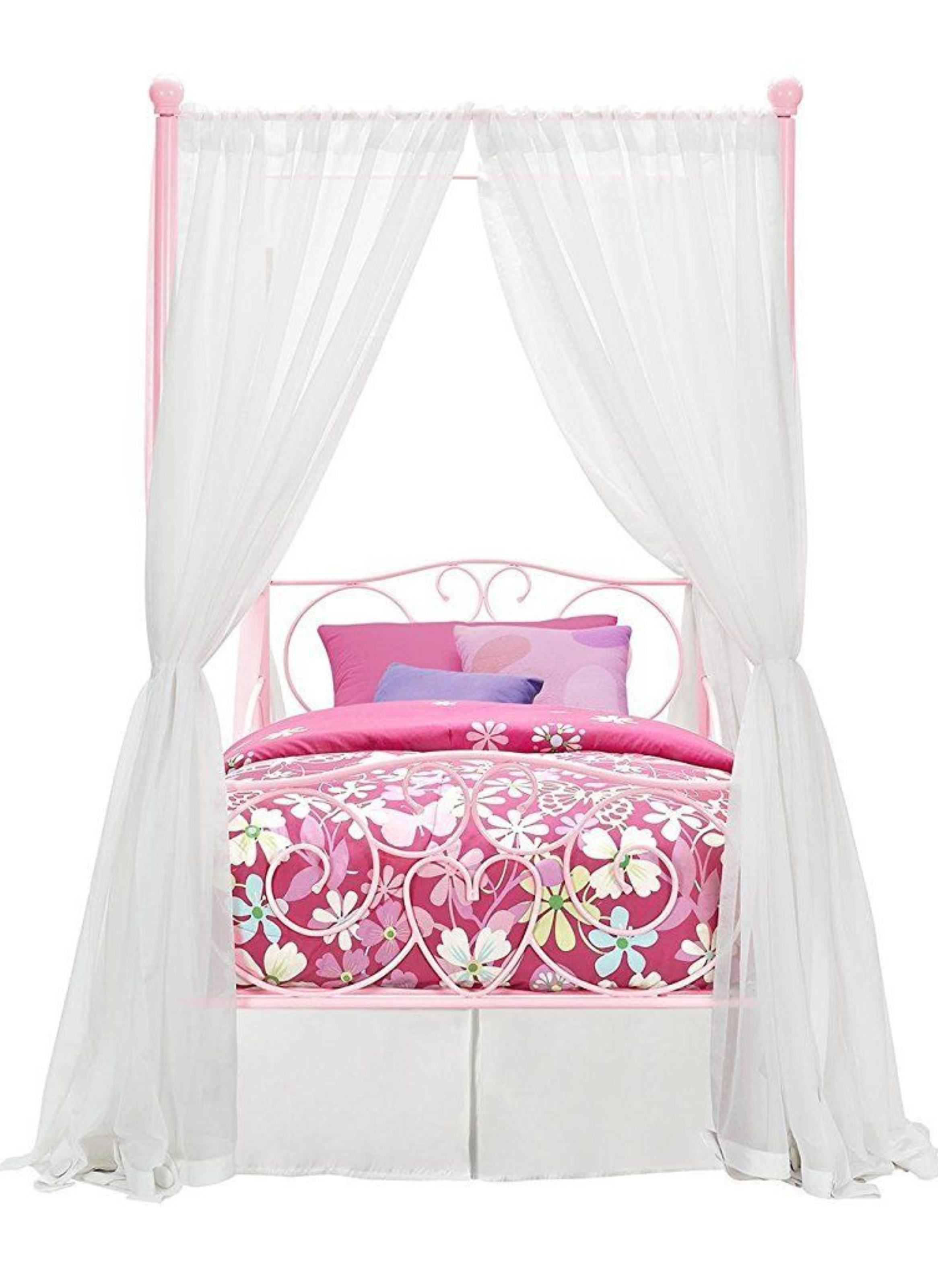 Cama Princess Vintage Rosada-4
