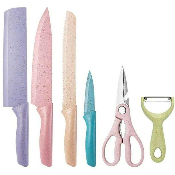 Set de Cuchillos Arcoiris 6 Piezas-2