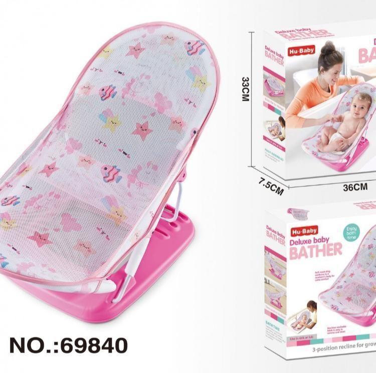 Silla De Bebe Para Ducha Rosada-1