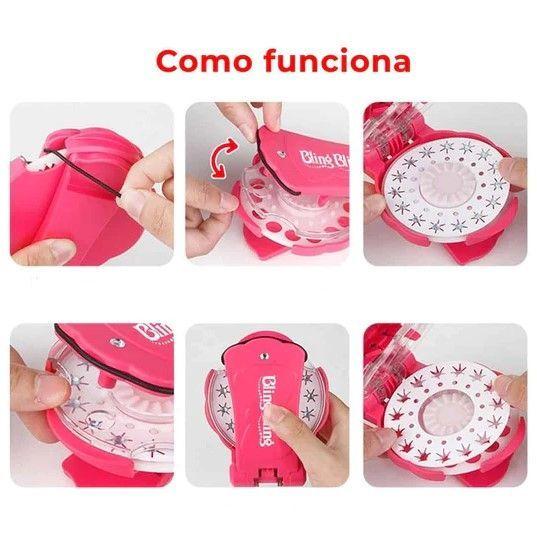 Máquina Pega Brillos En El Cabello Magic Jewel Drill-3