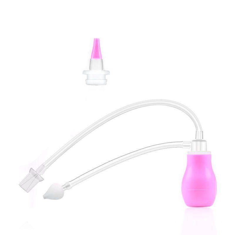 Aspirador Nasal Infantil Doble Succión Rosado-0