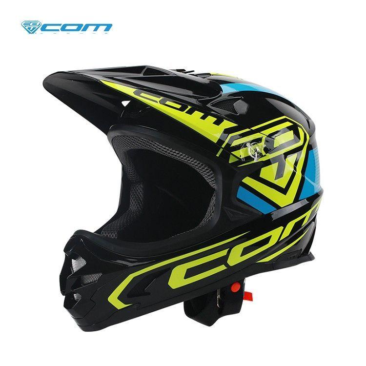 Casco Integral MTB Allcross BLue Green ComSports-0