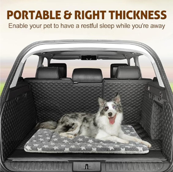 Alfombrilla Suave Mascota Perro Gato Manta Acolchada 58x39cm-5
