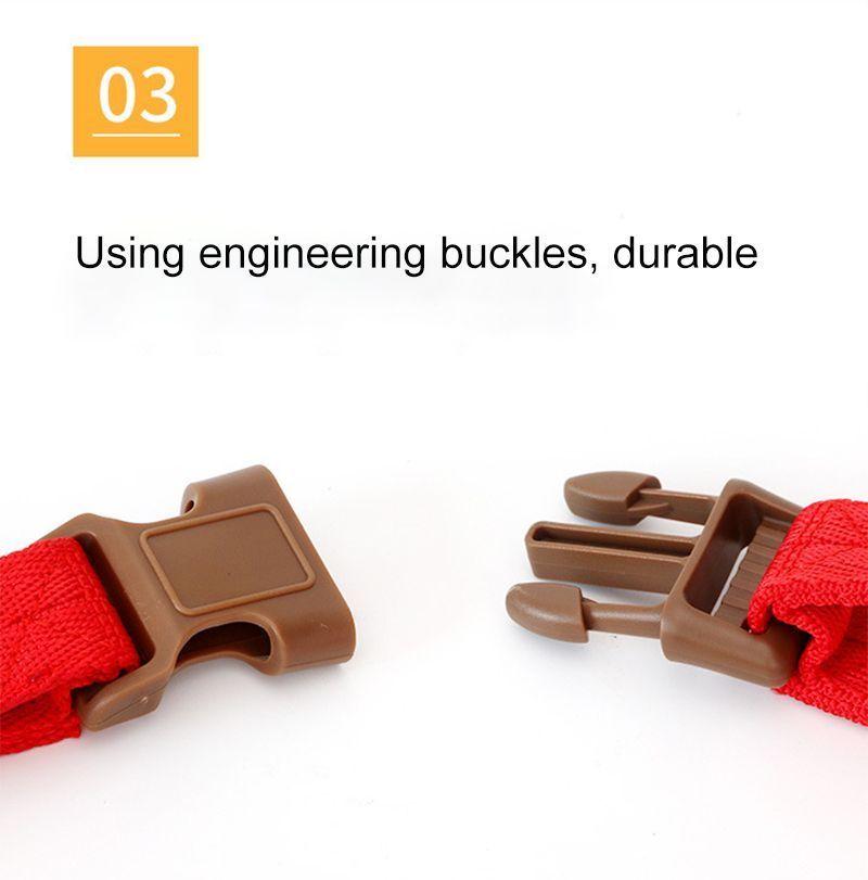 Árnes Más Correa Gruesa Para Mascotas Perros Rojo-3