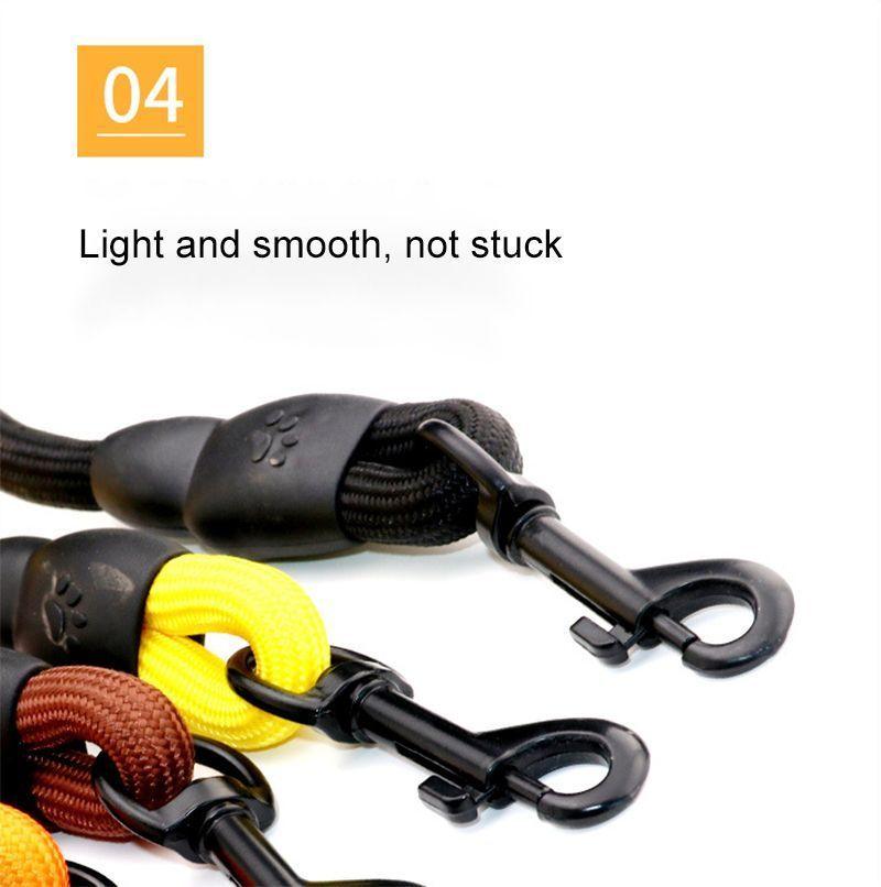 Árnes Más Correa Gruesa Para Mascotas Perros Rojo-4