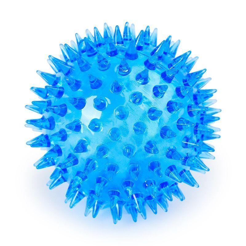 Set 3 Pelotas Juguete Luz y Sonido Mascotas Perros Gatos 6cm-6
