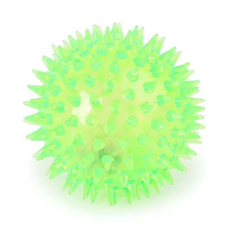 Set 3 Pelotas Juguete Luz y Sonido Mascotas Perros Gatos 6cm-7