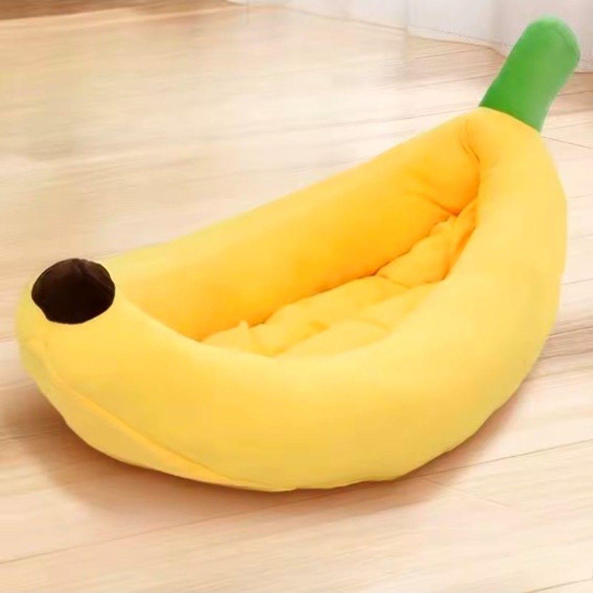 Cama Banana Ultrasuave para mascotas Perros Gatos Talla S-2