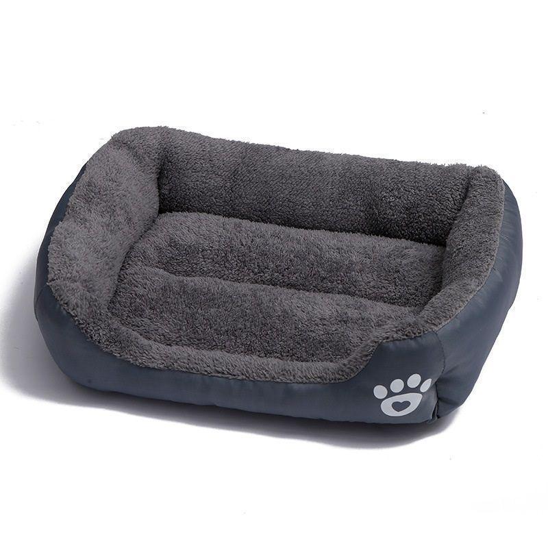 Cama Ultrasuave para Mascotas Perros Gatos Rectangular Talla M 54cm X 42cm-1
