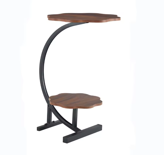 Mesa Flor Living Lateral, Mesa Auxiliar Centro 2 Niveles-4