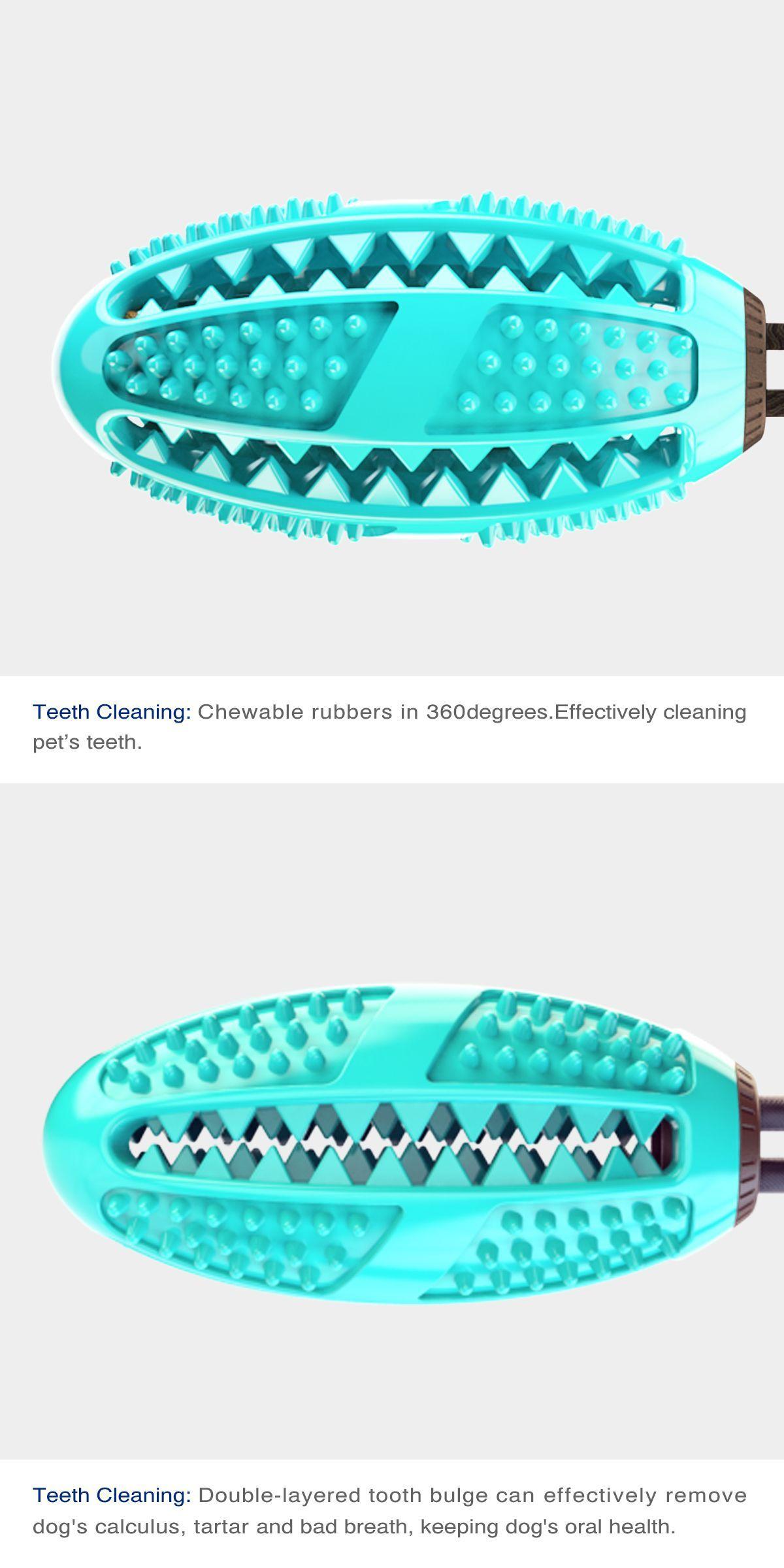 Juguete de Fuga De Comida Con Cuerda Para Mascotas Perros Antiestrés -7