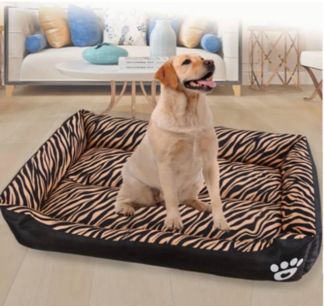 Cama Ultrasuave para Mascotas Animal Print Talla L 66cm x 50cm-3