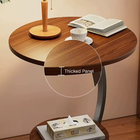 Mesa Redonda Living Lateral, Mesa Auxiliar Centro 2 Niveles-5