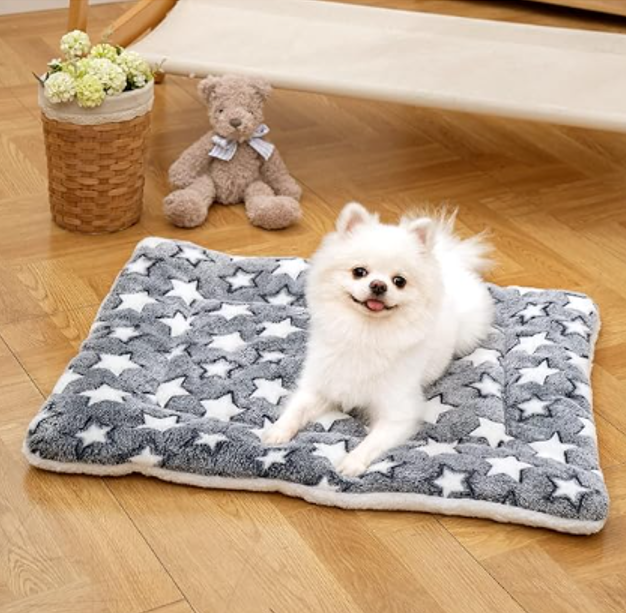 Alfombrilla Suave Mascota Perro Gato Manta Acolchada 100x70cm-2