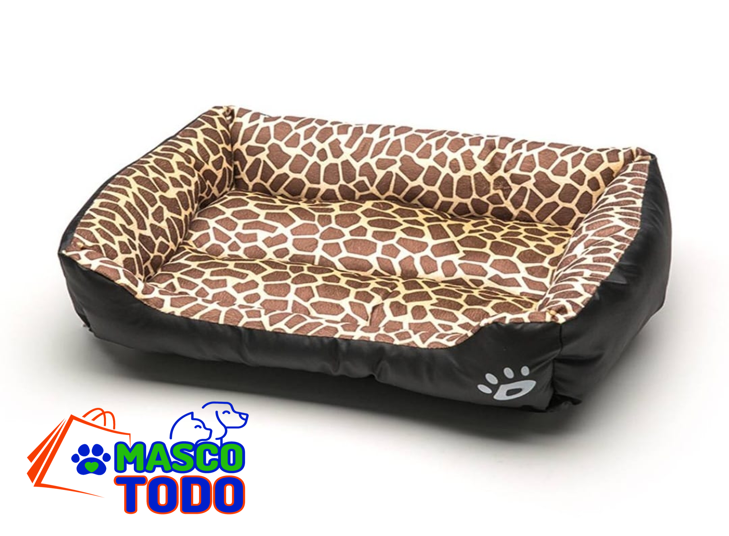 Cama Ultrasuave para mascotas Animal Print Talla M-2