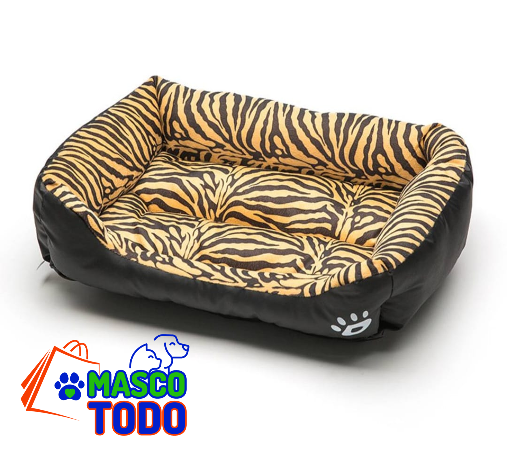 Cama Ultrasuave para Mascotas Animal Print Talla XL 80cm x 60cm-2