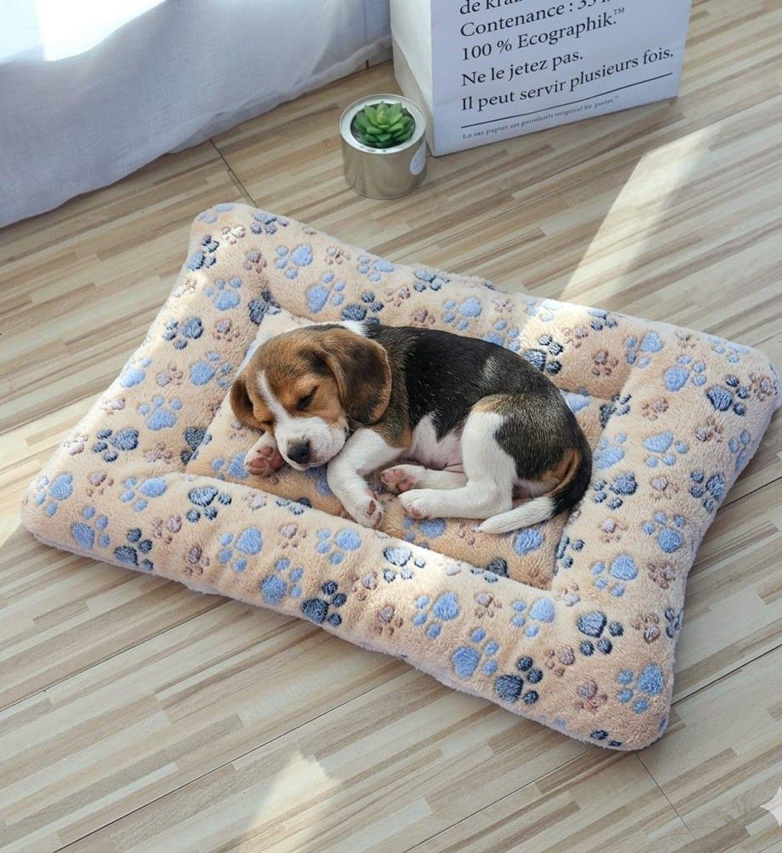 Alfombrilla Suave para Mascotas Perros Gatos Manta Acolchada Felpa 84x57cm-0