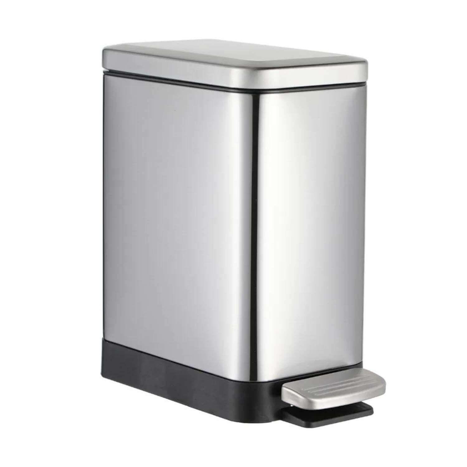 Basurero Con Pedal Acero Inox. 15 LT-1