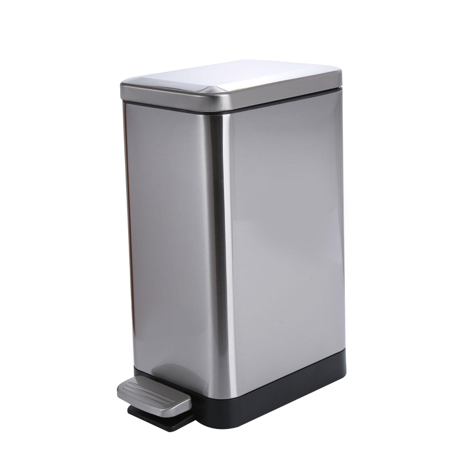 Basurero Con Pedal Acero Inox. 15 LT-2
