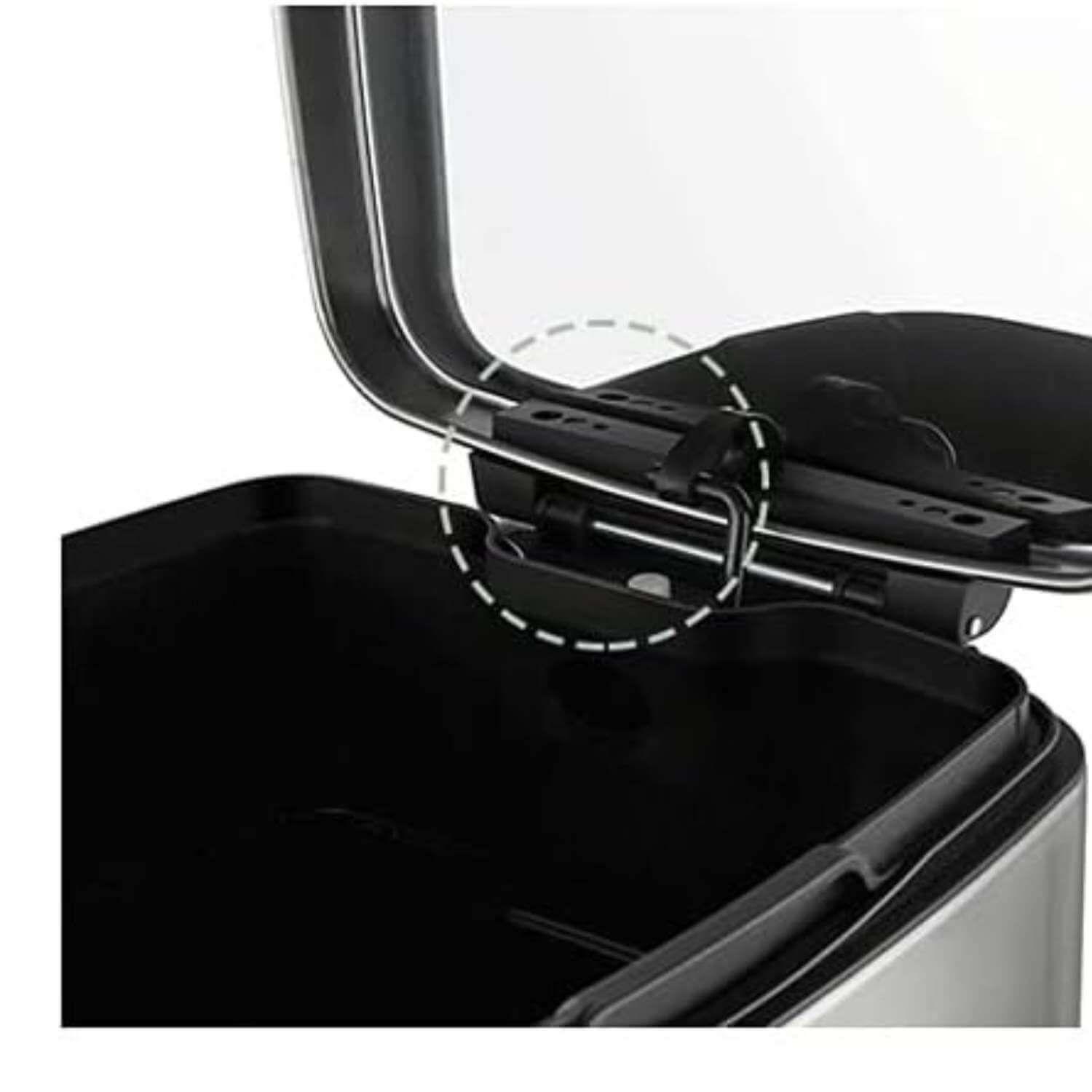 Basurero Con Pedal Acero Inox. 15 LT-4