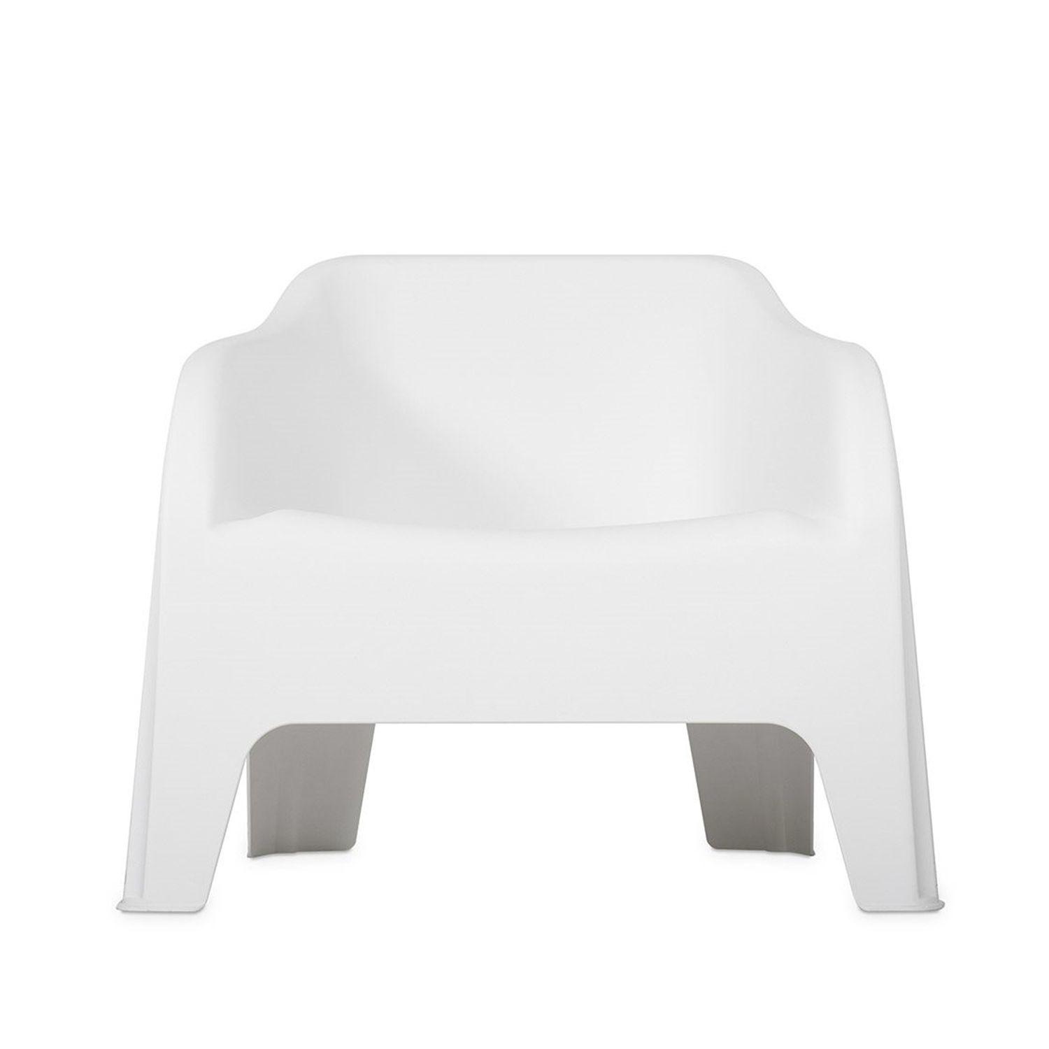 Silla de jardín italiana poltrona resina blanco 79x76,5x70cm-1