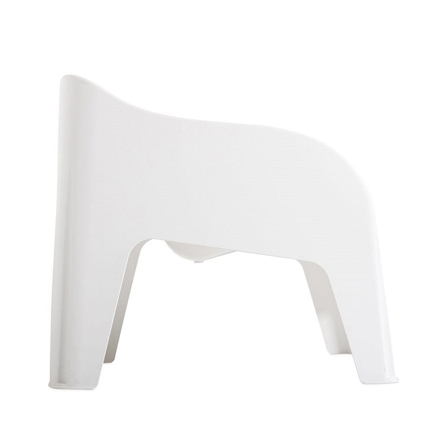 Silla de jardín italiana poltrona resina blanco 79x76,5x70cm-2