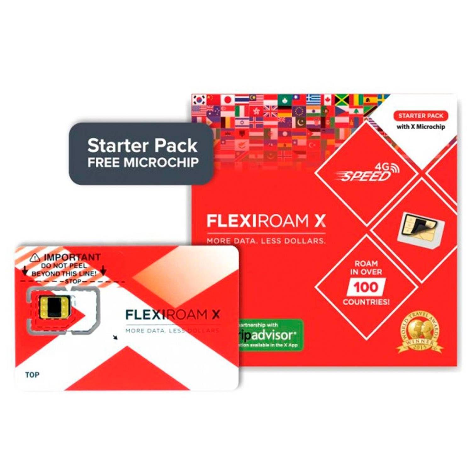 Flexiroam X: Sim internacional sin costo de roaming-0