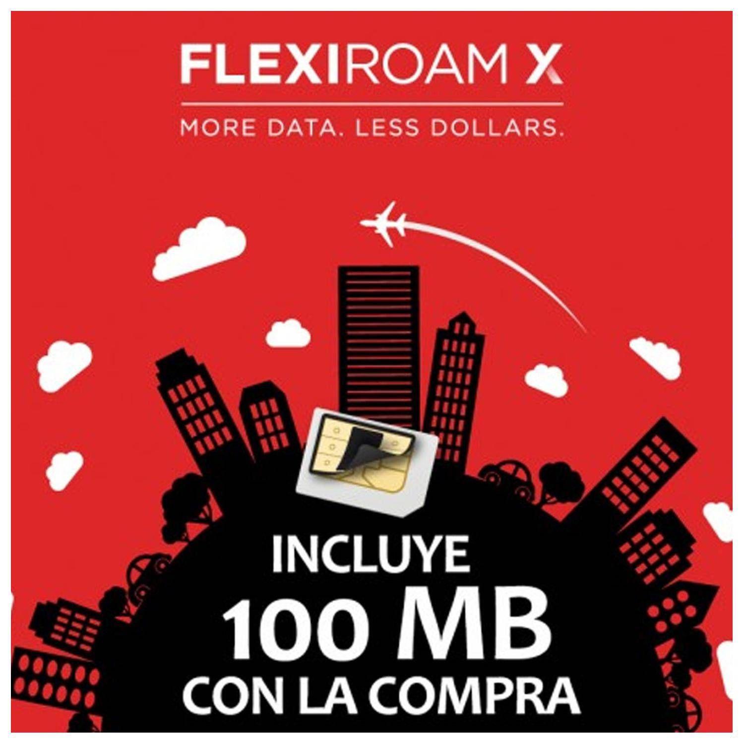 Flexiroam X: Sim internacional sin costo de roaming-1